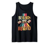 Be Kind & Rewind Retro Vintage Classic Throwback Uomo Donna Canotta