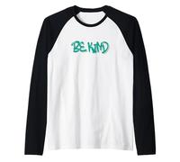 Be Kind Spread Positivity Quote Design Maglia con Maniche Raglan