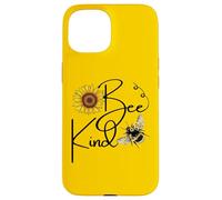Be Kind Tee Bee Kind Sunflower Tshirt per donna estate top Custodia per iPhone 15