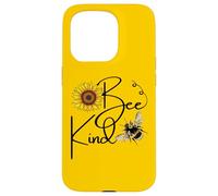 Be Kind Tee Bee Kind Sunflower Tshirt per donna estate top Custodia per iPhone 15 Pro