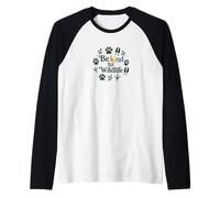 Be Kind To Wildlife Nature Animal Lover Maglia con Maniche Raglan