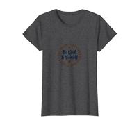 Be Kind To Yourself - Inspirational Self-Care Citazione Maglietta, Donna, Grigio Scuro, XL