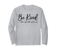 Be kind with a sprinkle of sarcasm Maglia a Manica