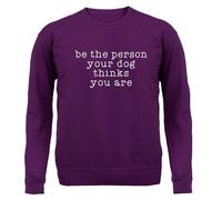 Be la Persona Il Cane Thinks You Are - Adulti Felpa/Maglione - Funny Cani Love