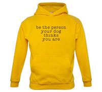 Be la Persona Il Cane Thinks You Are - Bambini Felpa/Maglione - Funny Cani Love
