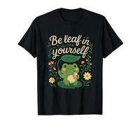 Be Leaf in Yourself Cottagecore Kawaii Rana Grafica Maglietta