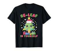 Be-Leaf in Yourself - Gioco di Parole per Albero di Natale Maglietta