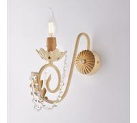 Be Light Applique lampada da parete in metallo con strass dalle linee classiche [EEK: A+]
