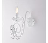 Be Light Applique lampada da parete in metallo con strass dalle linee classiche [EEK: A+]
