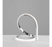 Lumetto Moderno Infinity Luce Led Integrata Metallo E Alluminio Cromo