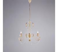 Be Light Lampadario piccolo in metallo con strass dalle linee classiche Damasco [EEK: A+]