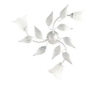 Be Light Plafoniera piccola con struttura linee classiche in metallo e diffusore [EEK: A+]