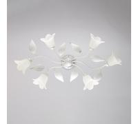 Be Light Plafoniera grande con struttura linee classiche in metallo e diffusore [EEK: A+]