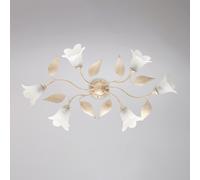 Be Light Plafoniera grande con struttura linee classiche in metallo e diffusore [EEK: A+]