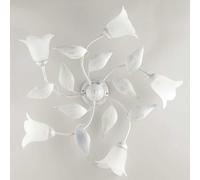 Be Light Plafoniera media con struttura linee classiche in metallo e diffusore i