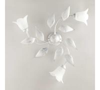 Be Light Plafoniera piccola con struttura linee classiche in metallo e diffusore [EEK: A+]