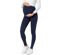 Be Mammy Leggings Premaman Lunghi BE20-230 (Blu Navy, L)