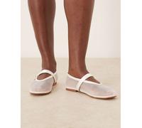 Be Mine - Aahana - Ballerine da sposa in rete color avorio-Bianco 41