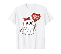 Be My Boo Ghost con Palloncino a Cuore per San Valentino Halloween Maglietta