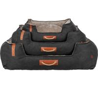 BE NORDIC Bett Föhr 100 × 80 cm schwarz/sand