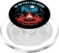 Be on Fire for JESUS - Revelation 3:15 Faith Camping PopSockets PopGrip per MagSafe
