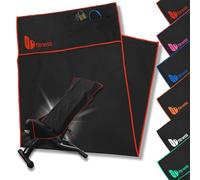 be one Asciugamano Palestra con Cerniera - Asciugamano in microfibra Palestra 120 x 50 cm Regolabile e anticaduta - Asciugamano da palestra con design adattabile al sedile (rosso)