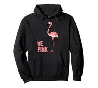 Be Pink Cool Funny Funky Trendy Fenicottero Felpa con Cappuccio