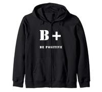 Be Positive Motivational Inspirational Gift Uomini Donne Bambini Felpa con Cappuccio