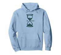 Be Present Clessidra Mindfulness Inspirational Felpa con Cappuccio, Unisex per Adulti, Blu Polveroso, XXL