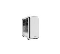 be quiet! Pure Base 500 Window White Case PC con 2 ventole Pure Wings 2 140mm, copertura superiore ottimizzata per silenzio e flusso d'aria, supporto radiatori fino a 360mm