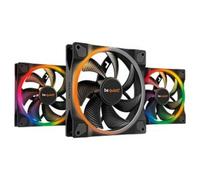 Be Quiet BL078 LightWings PWM 140 P3, Black Triple Pack with Hub
