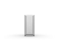 silenzio! Custodia Midi Tower Dark Base 701 bianca con finestra laterale TG