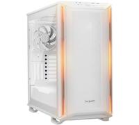 be quiet! Dark Base 701 White Case PC con 3 ventole Silent Wings 4 PWM high-speed, illuminazione ARGB + controller, hub PWM/ARGB, controllo ventole, vassoio scheda madre per layout invertito