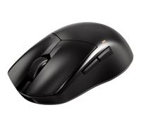 be quiet! Dark Perk Ergo mouse PC, soli 55 g, autonomia wireless elevatissima, polling rate di 8.000 Hz, sensore PixArt PAW3950, 32.000 DPI, interruttori ottici 70m, pattini in PTFE