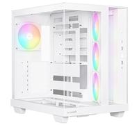 be quiet! Light Base 500 LX White Case per PC, pannello frontale e laterale completamente trasparente, design a doppia camera, hub per ventole ARGB, 4 ventole Light Wings LX PWM, connettori sul retro