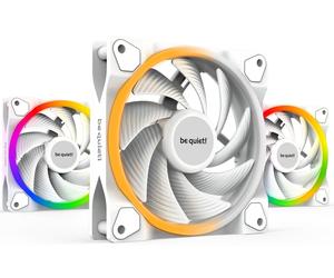 be quiet Light Wings 120mm PWM high-speed White Triple Pack, 3 ventole incluse,