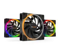 be quiet! Light Wings 120mm PWM Triple Pack high-speed Case per computer Ventilatore 12 cm Nero 3 pz