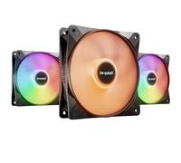 be quiet! Light Wings LX 120mm PWM high-speed Triple Pack, 3 ventole incluse, mozzo illuminato, tanti colori e modalità, pale ottimizzate per elevata pressione statica, collegamento a cascata