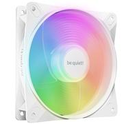 be quiet! Light Wings LX 120mm PWM Reverse White ventola, pale invertite ottimizzate, LED ARGB, elevata pressione statica, ideale come ventola laterale o inferiore, mozzo illuminato, pale satinate