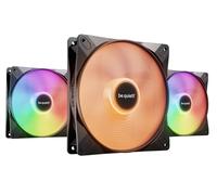 be quiet Light Wings LX 140mm PWM High-Speed Fan ARGB Lighting Triple Pack Ultra-Quiet Operation High Airflow Daisy-Chaining Su NEW