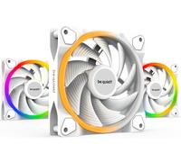 Be Quiet Light Wings White 120mm PWM high-speed Triple Pack, Premium ARGB Cooli