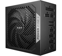 be quiet! Power Zone 2 1000W Alimentatore, Certificazione 80 Plus Platinum e Cybenetics Platinum, Raffreddamento semi-passivo, Ventola Pure Wings 3 da 140mm, angolato a 90° 12V-2x6, PCIe 5.1/ATX 3.1