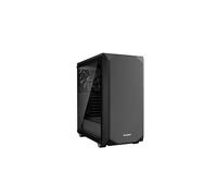 be quiet! Pure Base 500 Window Black Case PC con 2 ventole Pure Wings 2 140mm, copertura superiore ottimizzata per silenzio e flusso d'aria, supporto radiatori fino a 360mm