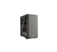 be quiet! Pure Base 500 Window Metallic Gray Case PC con 2 ventole Pure Wings 2 140mm, copertura superiore ottimizzata per silenzio e flusso d'aria, pannello laterale in vetro temperato