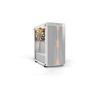 be quiet! Pure Base 500DX White PC case, 3 ventole preinstallate Pure Wings 2 140mm, pannello frontale e superiore studiati per massimo airflow, ARGB, USB 3.2 Gen2 Type C, supporta radiatori da 360mm