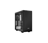 be quiet! Pure Base 600 Window Black Case PC con 2 ventole Pure Wings 2, supporto radiatori fino a 360mm, controllo ventole a 3 livelli, pannello laterale in vetro temperato
