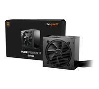 be quiet! Pure Power 12 650 W, 80 Plus® Gold Efficienza, ATX 3.1 con pieno supporto per GPU PCIe 5.1, estremamente silenzioso da 120 mm be quiet! Ventola, tecnologia LLC