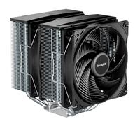 be quiet! Pure Rock Pro 3 Silver CPU Air Cooler | 6 tubi di calore ad alte prestazioni da 6 mm con tecnologia HDT | ventola PWM silenziosa da 120 mm | AMD: AM4 AM5/Intel LGA 1700/1150/1151/1200 |