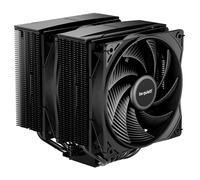 be quiet! Pure Rock Pro 3 - Raffreddatore ad aria incredibilmente elevato, 6 tubi di calore neri ad alte prestazioni da 6 mm, 2 ventole PWM ottimizzate da Pure Wings 3 da 120 mm, compatibile con pasta