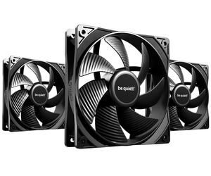 be quiet Pure Wings 3 120mm PWM Triple Pack, 3 Included, High Top-End Speed, Lo